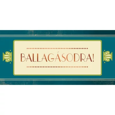 Ballagási pénzes boríték, kékes zöld 