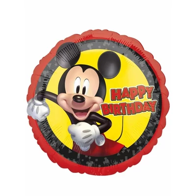 Mickey egér fólia lufi -happy birthday -