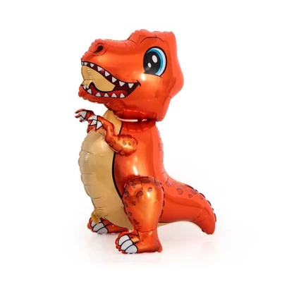 3 D dinó T- rex- narancs- 77 cm