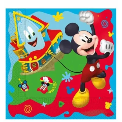 Mickey egér  papír szalvéta, 20 db