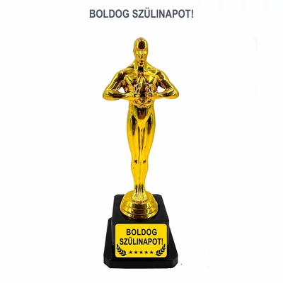 Boldog Szülinapot -Oscar szobor