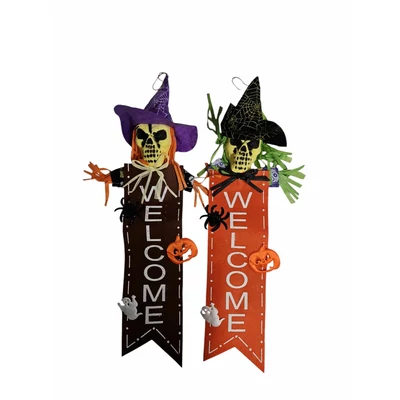 Halloween  ajtó-ablak dísz, 1db