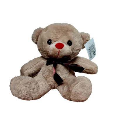 Drapp színű plüss Maci, 18 cm 