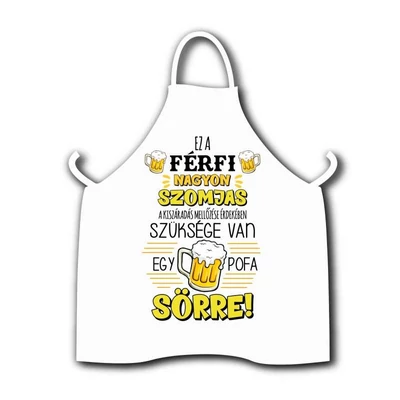 Vicces kötény - Ez a férfi --