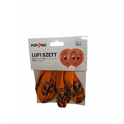 Halloween latex lufi - csontváz mennyasszonyos-5 db