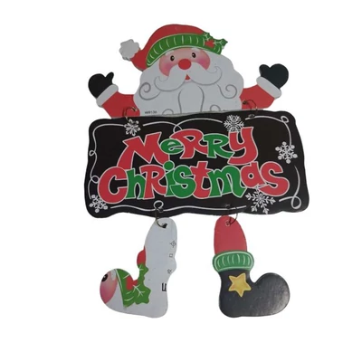 Merry christmas mikulás dekor 