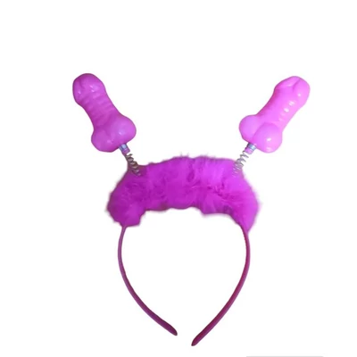 Hajpánt pink színű - péniszes-