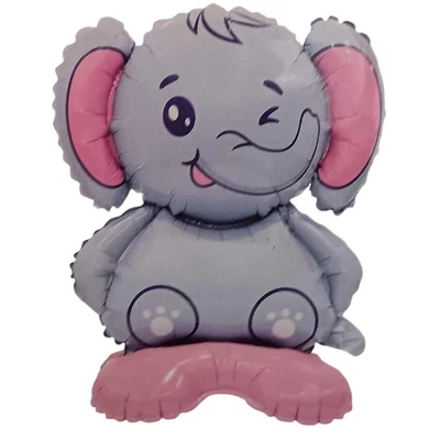 Talpas Baby Elefánt fólia lufi 40 cm 