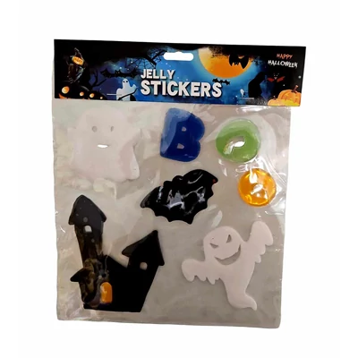 Halloween ablakzselé - szellemes-  7 db 