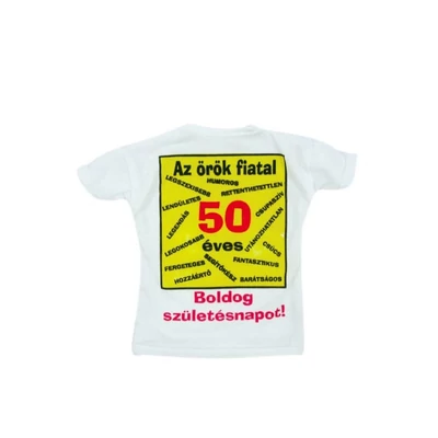 Üveg poló, Örök fiatal 50 éves Boldog Szülinapot