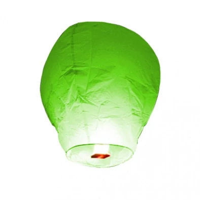 Lebegő szerencse piros lampion, 80 cm