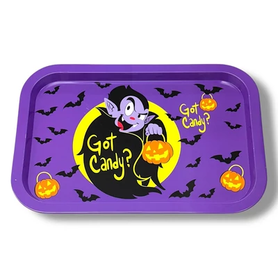 Halloween fémtálca