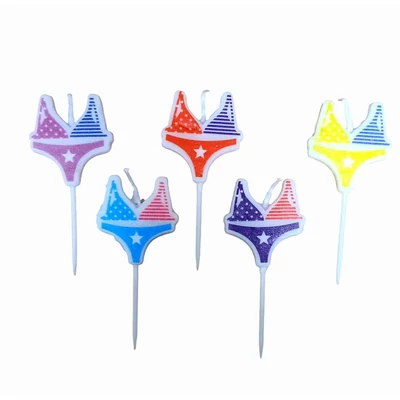 Amerikai Bikini szett gyertya, 5 db 