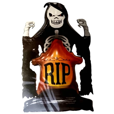 Halloween RIP talpas fólia lufi 
