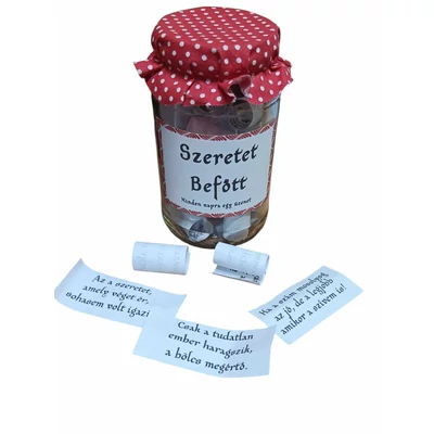 Szeretet befőtt