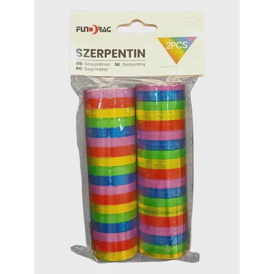 Szerpentin fényes papír szalag