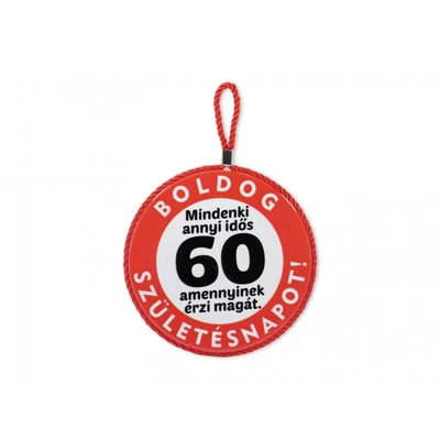 Edényalátét Boldog 60. Születésnapot