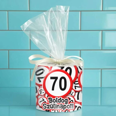 Vicces WC Papír 70. Születésnapra 