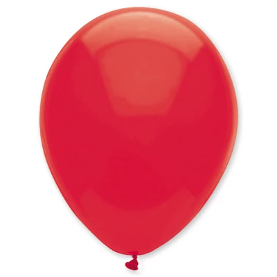 Piros 30 cm latex lufi színű - 1 db