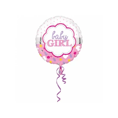 Baby girl fólia lufi, 43 cm