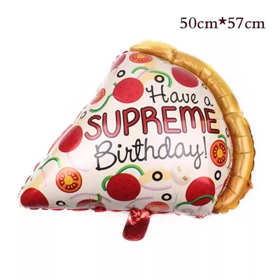 Birthday pizza szelet lufi