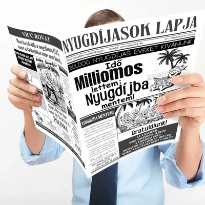 Vicces Újság - Vicces Nyugdíjas Búcsúztató Újság