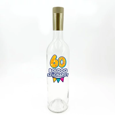 Borosüveg - 60 Boldog Szülinapot 