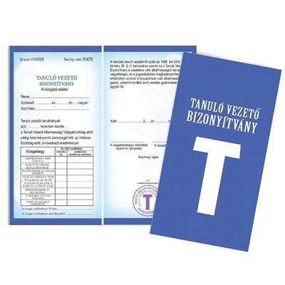 Tanuló vezető ,vicces bizonyítvány