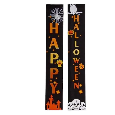 Halloweeni ajtódísz, 2 db 