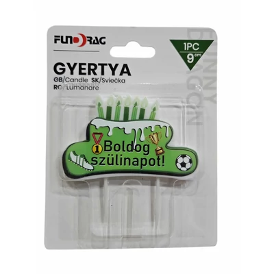 Focis zöld gyertya