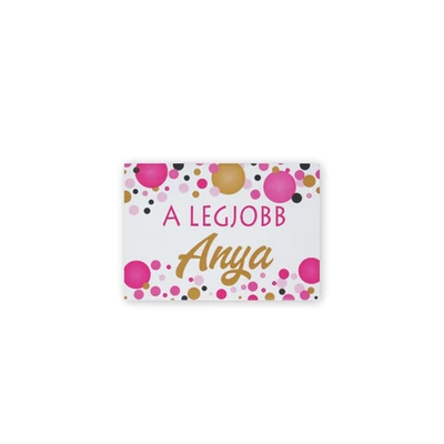 Legjobb anya hütőmágnes, 10 x 7 cm