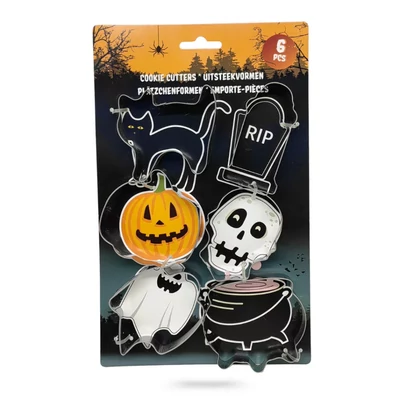 Halloween sütemény forma szett, 6 db