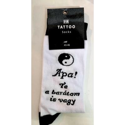 APA!  Te a barátom is vagy-feliratos zokni