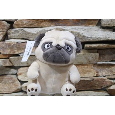Mopsz plüss táska kutya kb 20 cm