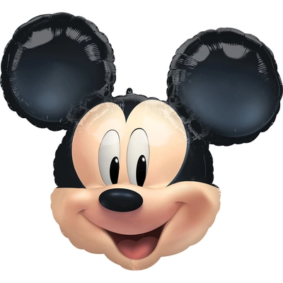 Mickey egér fej  forma lufi, 63 cm