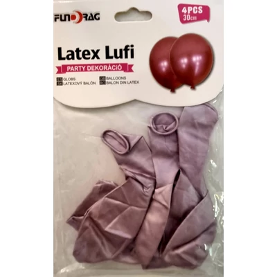 Mályva latex lufi, 4 db -30 cm
