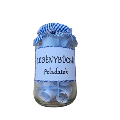 Legénybúcsú feladatok befőtt