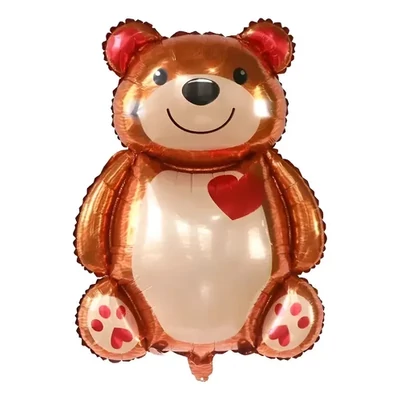 Szerelmes Maci Fólia Lufi 91 cm