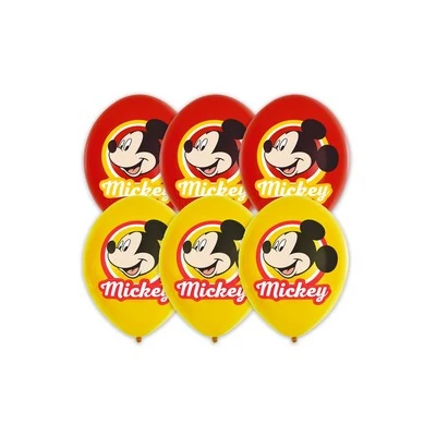 Mickey Mouse latex lufi 6 db