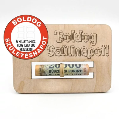 Születésnapi Pénzátadó - Írható Boldog Szülinapot 