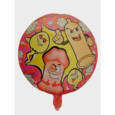 Fütyis fólia lufi lánybúcsúra, 45 cm