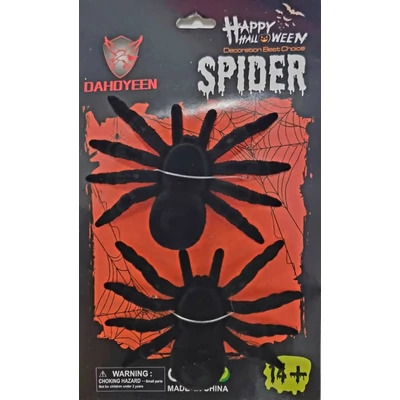 Halloween-i dekoráció pók, 1 db - 11 cm