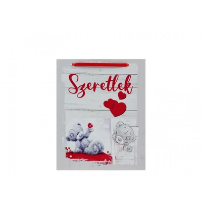Szeretlek fatábla macikkal, szívvel