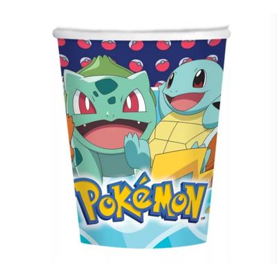 Pokémon 2 dl papír pohár 8 db