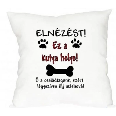 Elnézést ! Ez a kutya helye párna..