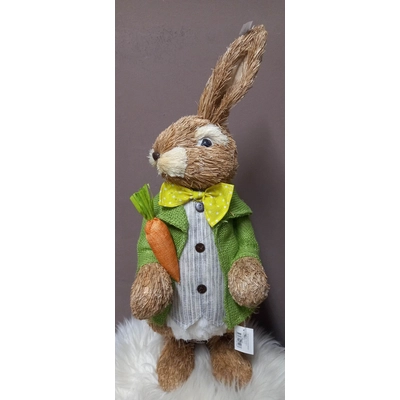 Húsvéti  szalma nyúl -fiú -60 cm