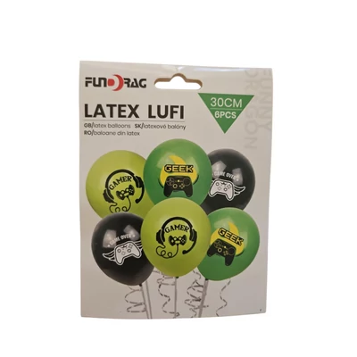Gamer latex lufi, 6 db