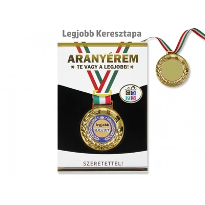 Legjobb keresztapa aranyérem