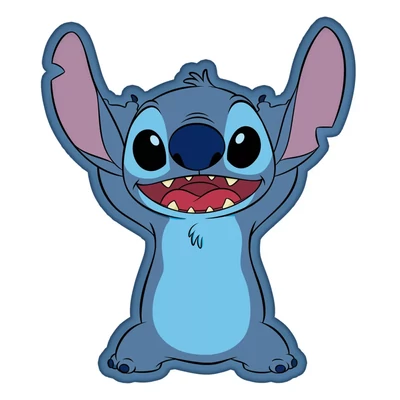 Disney Lilo és Stitch, A csillagkutya Alien formapárna, díszpárna, 35 cm