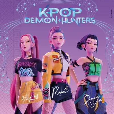 K-pop Démonvadászok Honmoon szalvéta 20 db-os 33x33 cm